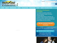 Tablet Screenshot of paxriverkeeper.org